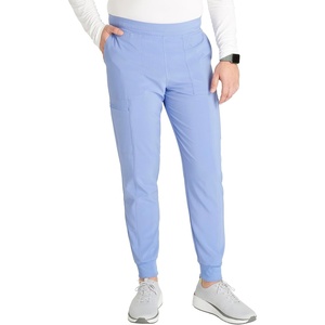 image:imageCherokee Mens Pullon Jogger with 5 Pockets Elastic Waistband Front Leg Seams and RibKnit Cuffs  CK224ACiel