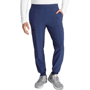 image:imageCherokee Mens Pullon Jogger with 5 Pockets Elastic Waistband Front Leg Seams and RibKnit Cuffs  CK224ANavy