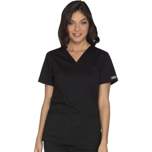 image:imageCherokee WW Core Stretch WW630 Womens VNeck TopBlack