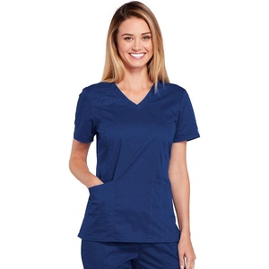 image:imageWorkwear Core Stretch Women Scrubs Top VNeck 4710Navy