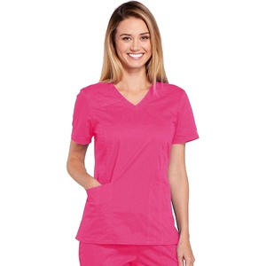 image:imageWorkwear Core Stretch Women Scrubs Top VNeck 4710Shocking Pink