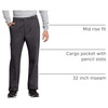 image:imageCherokee Cargo Scrub Pants for Men with Mid Rise Straight Leg Zip Fly WW250ABPewter