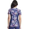 image:imageCherokee Scrub for Women VNeck Top Traditional fit with Dolman Sleeve and Fade Resistant Fabric  CK636 XXS Happy Pals