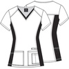 image:imageCherokee Scrub for Women VNeck Top Traditional fit with Dolman Sleeve and Fade Resistant Fabric  CK636 XXS Happy Pals