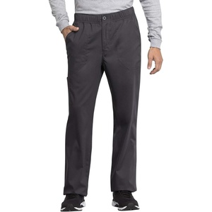 image:imageCherokee Cargo Scrub Pants for Men with Mid Rise Straight Leg Zip Fly WW250ABPewter