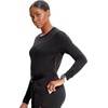 image:imageCherokee Infinity Long Sleeve Underscrubs for Women Round Neck TopBlack