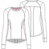 image:imageCherokee Infinity Long Sleeve Underscrubs for Women Round Neck TopNavy