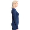 image:imageCherokee Infinity Long Sleeve Underscrubs for Women Round Neck TopNavy
