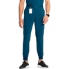 image:imageCherokee Infinity Mens Mid Rise Jogger Scrub Pants with 4 PocketsCaribbean Blue