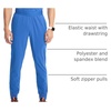 image:imageCherokee Infinity Mens Mid Rise Jogger Scrub Pants with 4 PocketsRoyal