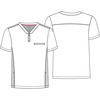 image:imageCherokee Infinity Mens Scrubs Top V Neck Partial Zip with 2 PocketsCiel