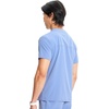 image:imageCherokee Infinity Mens Scrubs Top V Neck Partial Zip with 2 PocketsCiel