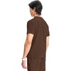 image:imageCherokee Infinity Mens Scrubs Top V Neck Partial Zip with 2 PocketsEspresso Express