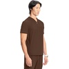 image:imageCherokee Infinity Mens Scrubs Top V Neck Partial Zip with 2 PocketsEspresso Express
