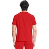 image:imageCherokee Infinity Mens Scrubs Top V Neck Partial Zip with 2 PocketsFire Bird