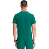 image:imageCherokee Infinity Mens Scrubs Top V Neck Partial Zip with 2 PocketsHunter