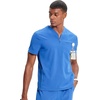 image:imageCherokee Infinity Mens Scrubs Top V Neck Partial Zip with 2 PocketsRoyal