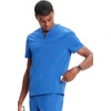 image:imageCherokee Infinity Mens Scrubs Top V Neck Partial Zip with 2 PocketsRoyal