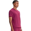 image:imageCherokee Infinity Mens Scrubs Top V Neck Partial Zip with 2 PocketsWine
