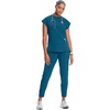 image:imageCherokee Infinity Scrub Tops Women Mock Neck Dolman Sleeves Nurse ShirtCaribbean Blue