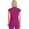 image:imageCherokee Infinity Scrub Tops Women Mock Neck Dolman Sleeves Nurse ShirtFuture Fuchsia