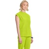 image:imageCherokee Infinity Scrub Tops Women Mock Neck Dolman Sleeves Nurse ShirtLime Time