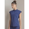 image:imageCherokee Infinity Scrub Tops Women Mock Neck Dolman Sleeves Nurse ShirtNavy