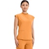 image:imageCherokee Infinity Scrub Tops Women Mock Neck Dolman Sleeves Nurse ShirtOrange Sunrise