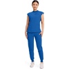 image:imageCherokee Infinity Scrub Tops Women Mock Neck Dolman Sleeves Nurse ShirtRoyal