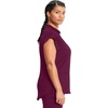 image:imageCherokee Infinity Scrub Tops Women Mock Neck Dolman Sleeves Nurse ShirtWine