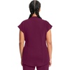 image:imageCherokee Infinity Scrub Tops Women Mock Neck Dolman Sleeves Nurse ShirtWine