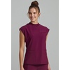 image:imageCherokee Infinity Scrub Tops Women Mock Neck Dolman Sleeves Nurse ShirtWine