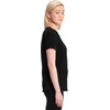 image:imageCherokee Infinity Scrub Tops Women VNeck Slim Fit 2 Pocket 360 StretchBlack