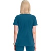 image:imageCherokee Infinity Scrub Tops Women VNeck Slim Fit 2 Pocket 360 StretchCaribbean Blue