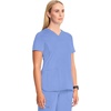 image:imageCherokee Infinity Scrub Tops Women VNeck Slim Fit 2 Pocket 360 StretchCiel