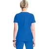 image:imageCherokee Infinity Scrub Tops Women VNeck Slim Fit 2 Pocket 360 StretchRoyal