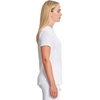 image:imageCherokee Infinity Scrub Tops Women VNeck Slim Fit 2 Pocket 360 StretchWhite