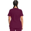 image:imageCherokee Infinity Scrub Tops Women VNeck Slim Fit 2 Pocket 360 StretchWine