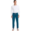 image:imageCherokee Infinity Straight Leg Mens Scrub Pants Zip Fly 6 PocketsCaribbean Blue