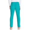 image:imageCherokee Infinity Straight Leg Mens Scrub Pants Zip Fly 6 PocketsTeal Blue