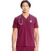 image:imageCherokee Infinity V Neck Mens Scrub Top 1 Pocket Classic FitWine