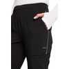 image:imageCherokee Infinity Womens Mid Rise Jogger Scrub Pants RibKnit Waist 6 Pockets 360 Stretch MoistureWicking  CK080ABlack