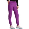 image:imageCherokee Infinity Womens Mid Rise Jogger Scrub Pants RibKnit Waist 6 Pockets 360 Stretch MoistureWicking  CK080ABright Violet