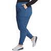 image:imageCherokee Infinity Womens Mid Rise Jogger Scrub Pants RibKnit Waist 6 Pockets 360 Stretch MoistureWicking  CK080ACaribbean Blue