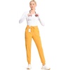 image:imageCherokee Infinity Womens Mid Rise Jogger Scrub Pants RibKnit Waist 6 Pockets 360 Stretch MoistureWicking  CK080AGold Rush