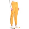 image:imageCherokee Infinity Womens Mid Rise Jogger Scrub Pants RibKnit Waist 6 Pockets 360 Stretch MoistureWicking  CK080AGold Rush