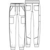 image:imageCherokee Infinity Womens Mid Rise Jogger Scrub Pants RibKnit Waist 6 Pockets 360 Stretch MoistureWicking  CK080AGold Rush