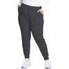 image:imageCherokee Infinity Womens Mid Rise Jogger Scrub Pants RibKnit Waist 6 Pockets 360 Stretch MoistureWicking  CK080APewter