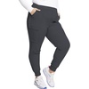 image:imageCherokee Infinity Womens Mid Rise Jogger Scrub Pants RibKnit Waist 6 Pockets 360 Stretch MoistureWicking  CK080APewter