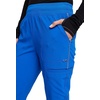 image:imageCherokee Infinity Womens Mid Rise Jogger Scrub Pants RibKnit Waist 6 Pockets 360 Stretch MoistureWicking  CK080ARoyal